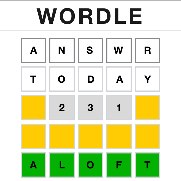Wordle Answer Today 231 Wordle Answer Today 231