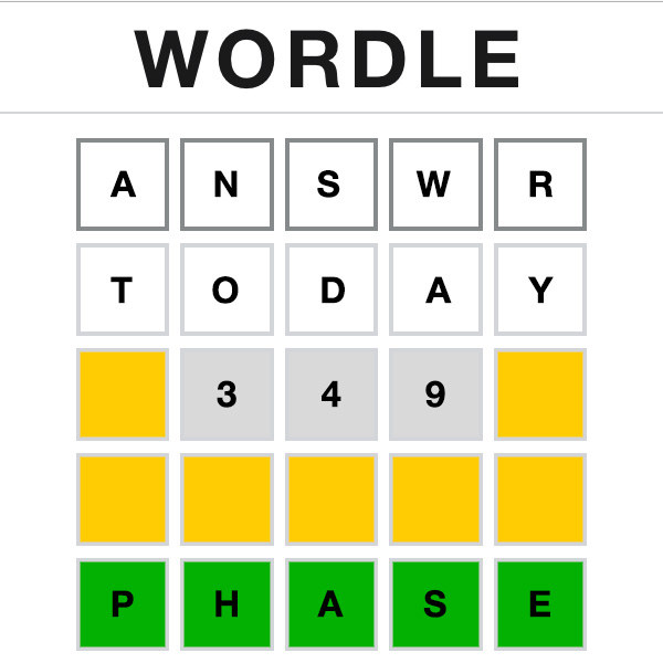 Wordle Answer Today 349 Wordle Answer Today 349