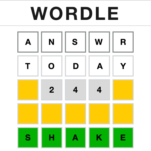 Wordle Answer Today 244 Wordle Answer Today 244