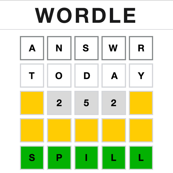 Wordle Answer Today 252 Wordle Answer Today 252