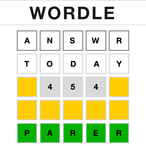 Wordle Answer Today 454 Wordle Answer Today 454