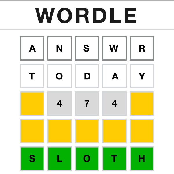 Wordle Answer Today 474 Wordle Answer Today 474
