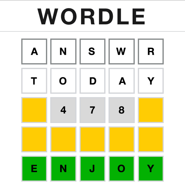 Wordle Answer Today 478 Wordle Answer Today 478