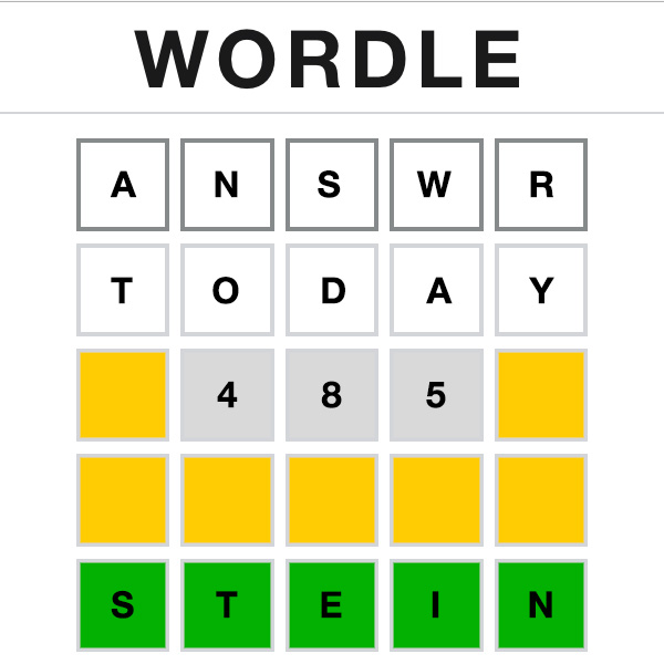 Wordle Answer Today 485 Wordle Answer Today 485